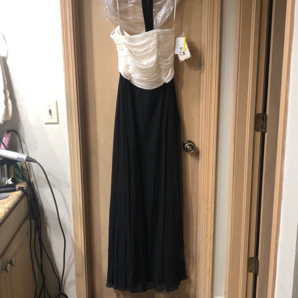 After Six strapless formal